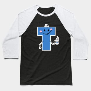 Alphabet Letter T for Kids - Playful and Funny Initial, Ideal for Thoughtful Gifts Baseball T-Shirt